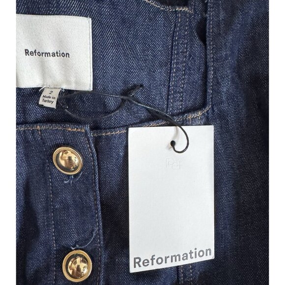 NWT Size 2 - Reformation Celeste Maxi Dress - 100% Denim Cotton (NWT US$248) - Picture 10 of 10